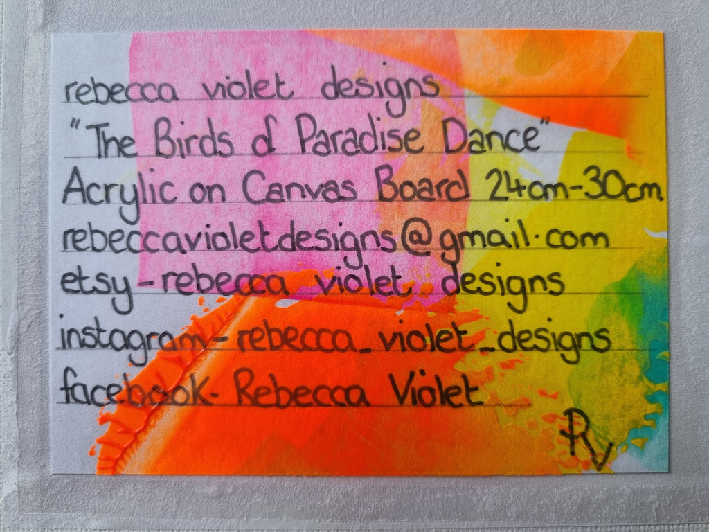 The Birds of Paradise Dance